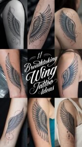 Read more about the article 11 Breathtaking Wing Tattoo Ideas to Give You Wings