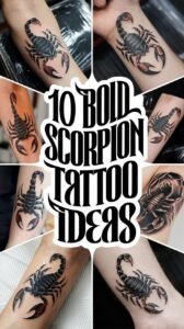 Read more about the article 10 Bold Scorpion Tattoo Ideas for a Fearless Statement