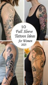 Read more about the article 10 Full Sleeve Tattoo Ideas for Women 2025: A Comprehensive Guide