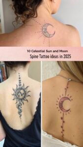 Read more about the article 10 Celestial Sun and Moon Spine Tattoo for a Symbolic Meaning