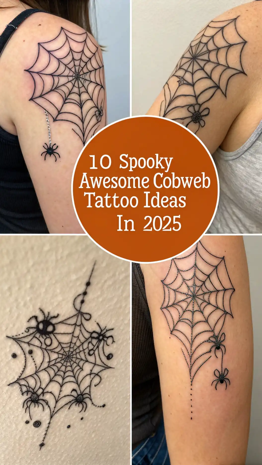 Read more about the article 10 Spooky Awesome Cobweb Tattoo Ideas In 2025 for a Frightful Touch