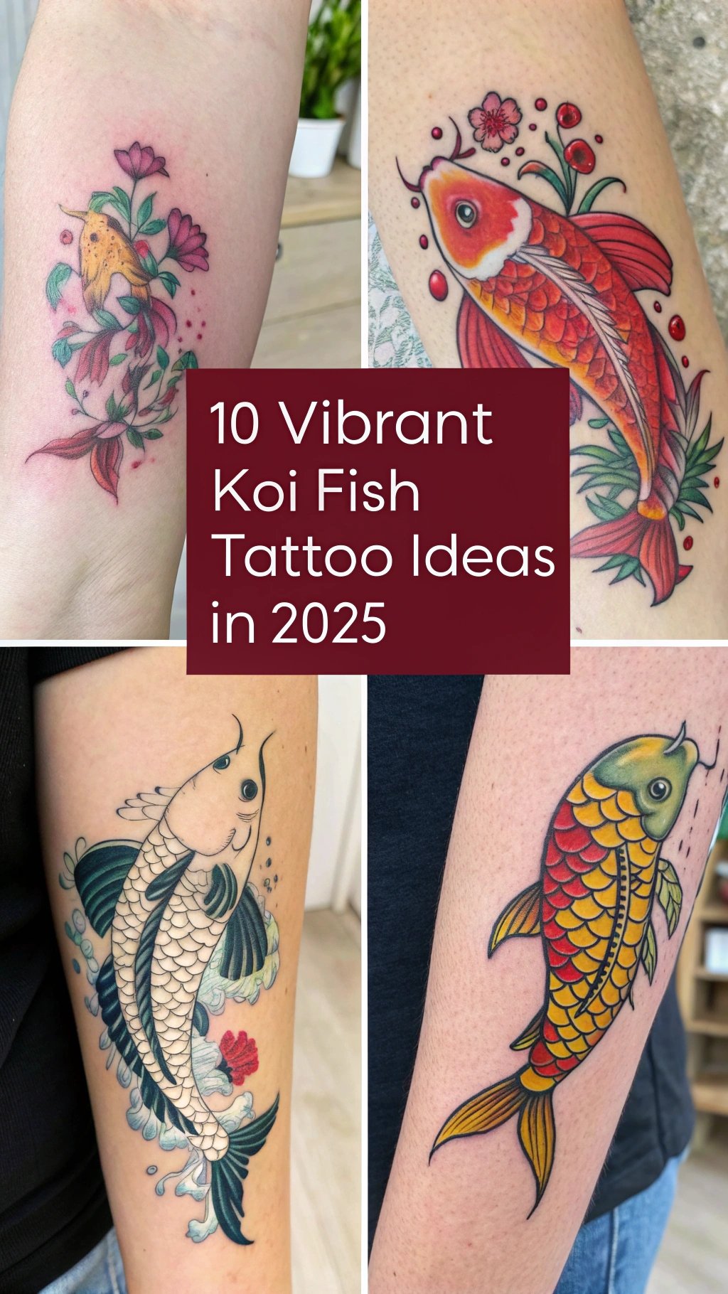You are currently viewing 10 Vibrant Koi Fish Tattoo Drawings for a Beautiful Design