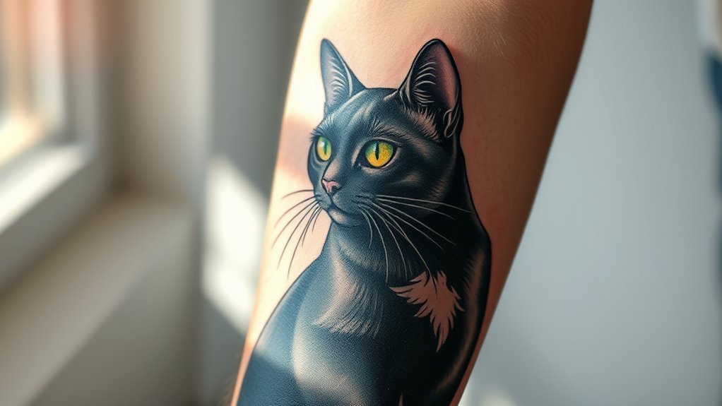 Read more about the article Cat Tattoo Meaning and Symbolism