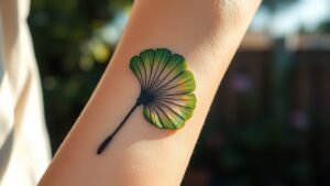 Read more about the article Ginkgo Leaf Tattoo Meaning and Symbolism