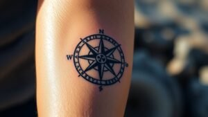 Read more about the article Vegvisir Tattoo Meaning and Symbolism