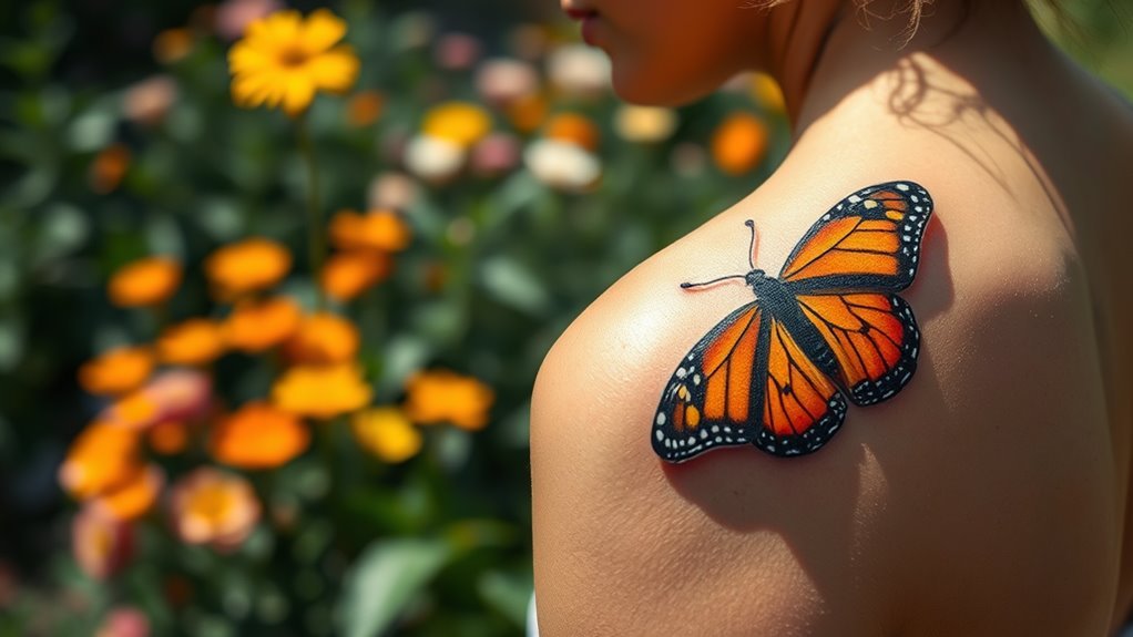 Read more about the article Monarch Butterfly Tattoo Meaning and Symbolism