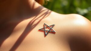 Read more about the article Pentagram Tattoo Meaning and Symbolism