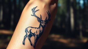 Read more about the article Stag Tattoo Meaning and Symbolism