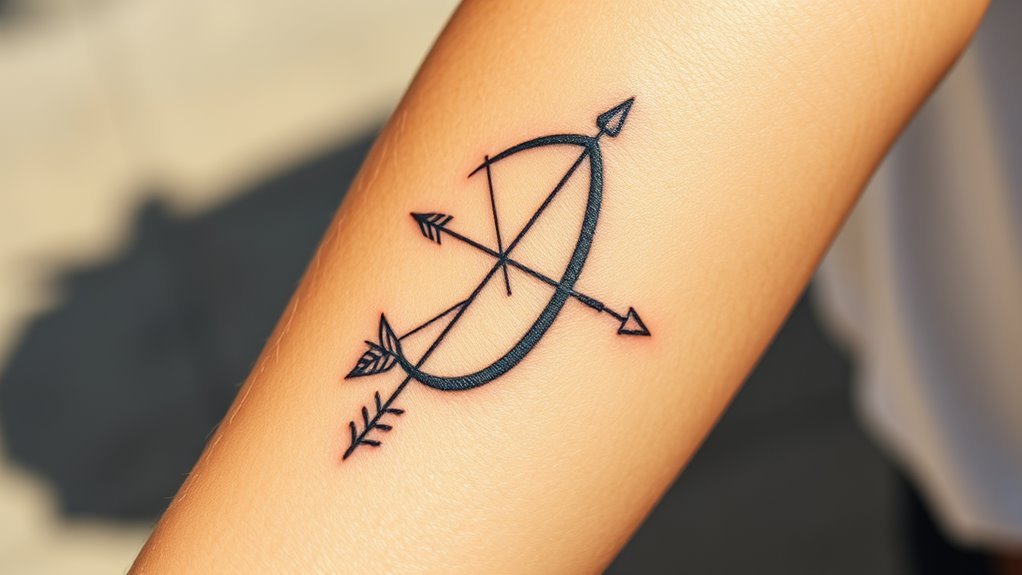 Read more about the article Bow and Arrow Tattoo Meaning and Symbolism