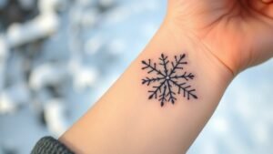 Read more about the article Snowflake Tattoo Meaning and Symbolism