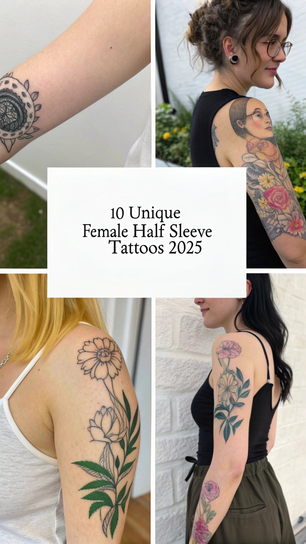 You are currently viewing 10 Unique Female Half Sleeve Tattoos 2025 for a Personalized Expression