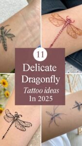 Read more about the article 11 Delicate Dragonfly Tattoo Ideas for a Beautiful Design