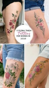 Read more about the article 11 Floral Thigh Tattoos For Women for a Beautiful Design